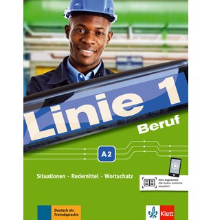 Linie 1 Beruf A2, Kurs- und Übungsbuch mit Audios