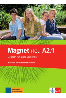 Magnet neu A2.1, Kurs- und Arbeitsbuch mit Audio-CD