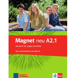 Magnet neu A2.1, Kurs- und Arbeitsbuch mit Audio-CD