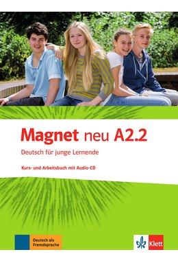 Magnet neu A2.2, Kurs- und Arbeitsbuch mit Audio-CD