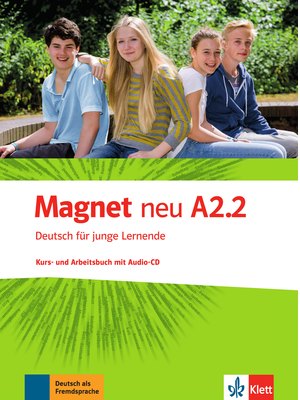 Magnet neu A2.2, Kurs- und Arbeitsbuch mit Audio-CD