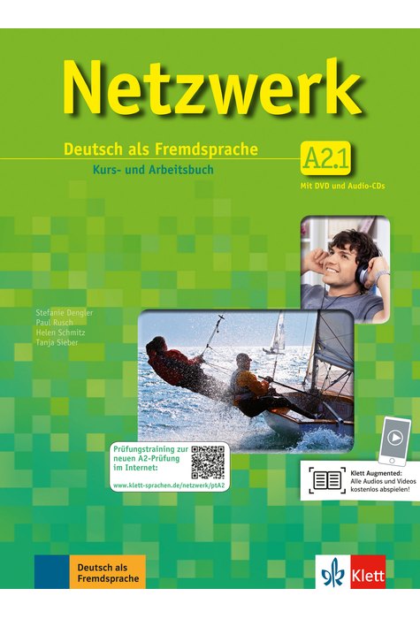 Netzwerk A2.1, Kurs- und Arbeitsbuch mit DVD und 2 Audio-CDs