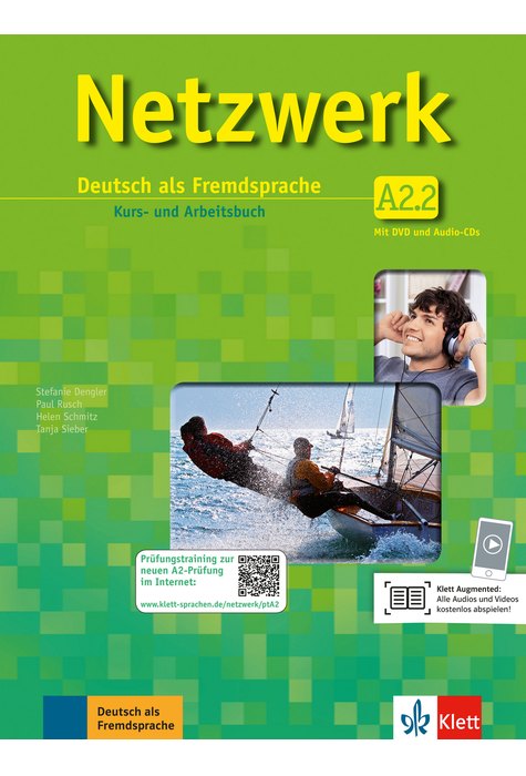 Netzwerk A2.2, Kurs- und Arbeitsbuch mit DVD und 2 Audio-CDs