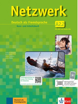 Netzwerk A2.2, Kurs- und Arbeitsbuch mit DVD und 2 Audio-CDs