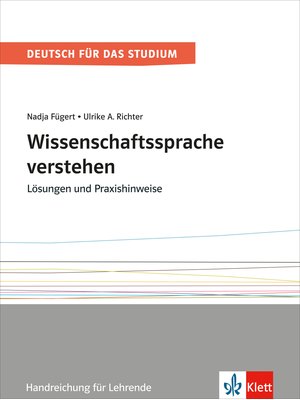 Wissenschaftssprache verstehen, Handreichung für Lehrende