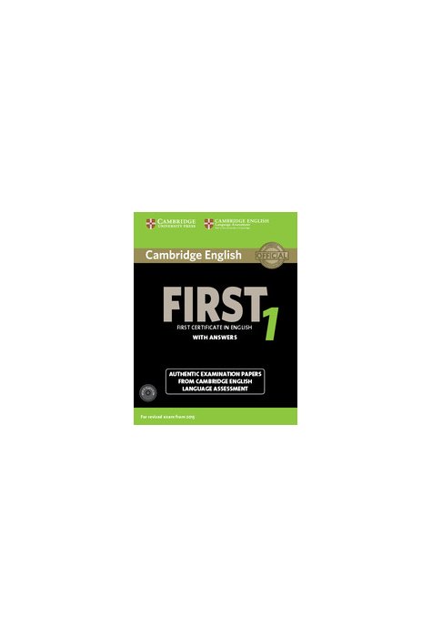 Cambridge English First 1 for Revised Exam from 2015 Student's Book Pack (Student's Book with Answers and Audio CDs (2)) Cambridge English First 1 for Revised Exam from 2015 Student's Book Pack (Student's Book with Answers and Audio CDs (2))