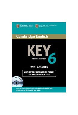 Cambridge English Key 6, Self-study Pack (Student's Book with Answers and Audio CD)