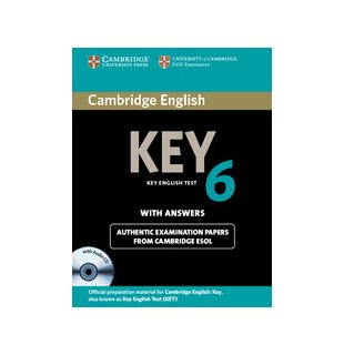Cambridge English Key 6, Self-study Pack (Student's Book with Answers and Audio CD)