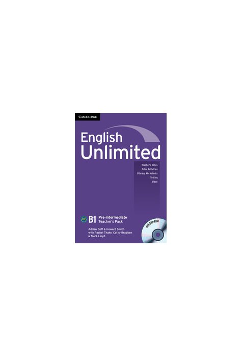 English Unlimited Pre-intermediate Teacher's Pack (Teacher's Book with DVD-ROM) English Unlimited Pre-intermediate Teacher's Pack (Teacher's Book with DVD-ROM)