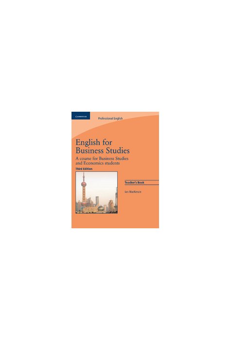 English for Business Studies, Teacher's Book