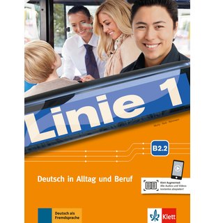 Linie 1 B2.2, Kurs- und Übungsbuch Teil 2 mit Audios und Videos