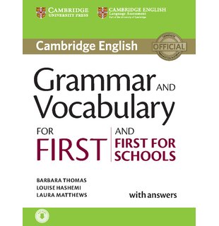 Grammar and Vocabulary for First and First for Schools, Book with Answers and Audio