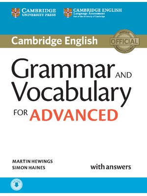 Grammar and Vocabulary for Advanced, Book with Answers and Audio