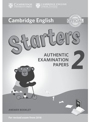 Starters 2, Answer Booklet for Revised Exam from 2018