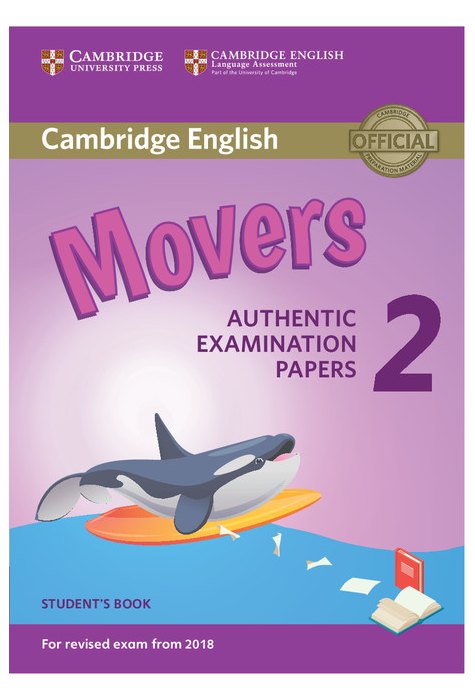 Movers 2, Student's Book for Revised Exam from 2018 Movers 2, Student's Book for Revised Exam from 2018