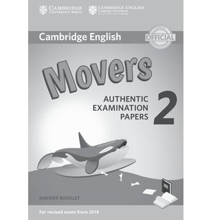 Movers 2, Answer Booklet for Revised Exam from 2018