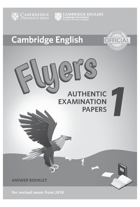 Flyers 1, Answer Booklet for Revised Exam from 2018