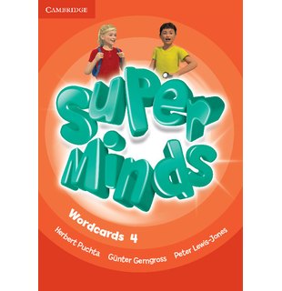 Super Minds Level 4, Wordcards (Pack of 89)