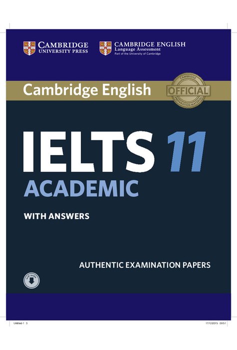 Cambridge IELTS 11 Academic, Student's Book with Answers with Audio Cambridge IELTS 11 Academic, Student's Book with Answers with Audio