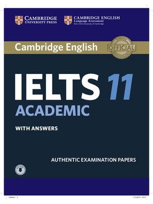Cambridge IELTS 11 Academic, Student's Book with Answers with Audio
