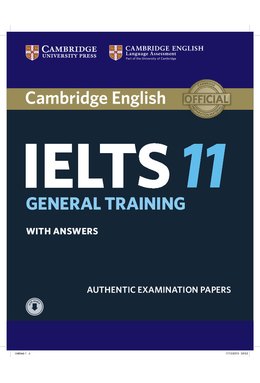 Cambridge IELTS 11 General Training, Student's Book with answers with Audio
