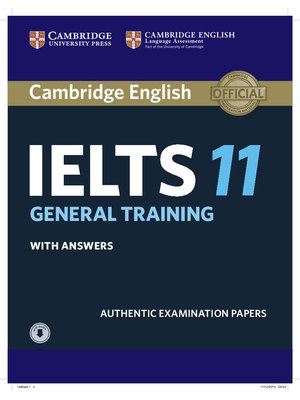 Cambridge IELTS 11 General Training, Student's Book with answers with Audio