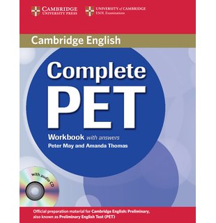 Complete PET, Workbook with answers with Audio CD