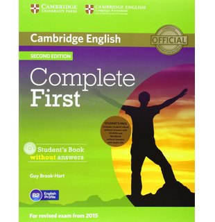 Complete First, Student's Pack (Student's Book without Answers with CD-ROM, Workbook without Answers with Audio CD)