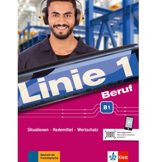 Linie 1 Beruf B1, Kurs- und Übungsbuch mit Audios
