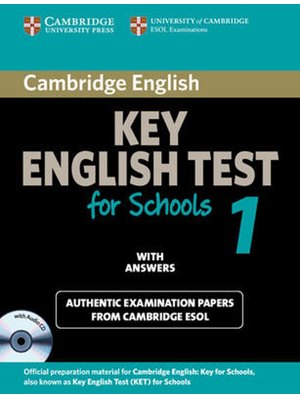 Cambridge KET for Schools Test 1, Self-study Pack (Student's Book with Answers and Audio CD)