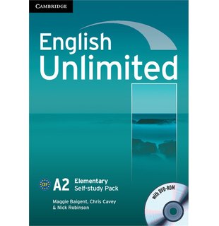 English Unlimited Elementary, Self-study Pack (Workbook with DVD-ROM)