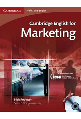 Cambridge English for Marketing, Student's Book with Audio CD