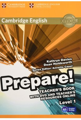 Prepare! Level 1, Teacher's Book with DVD and Teacher's Resources Online