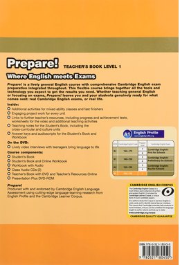 Prepare! Level 1, Teacher's Book with DVD and Teacher's Resources Online