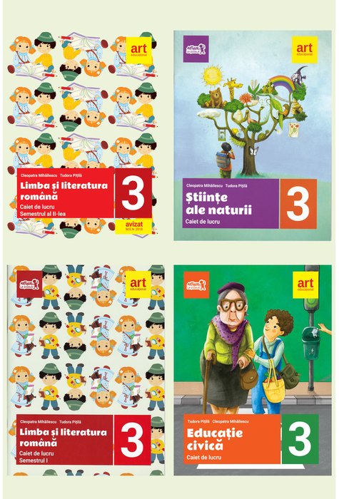Pachet complet caiete pentru clasa a III-a Pachet complet caiete pentru clasa a III-a