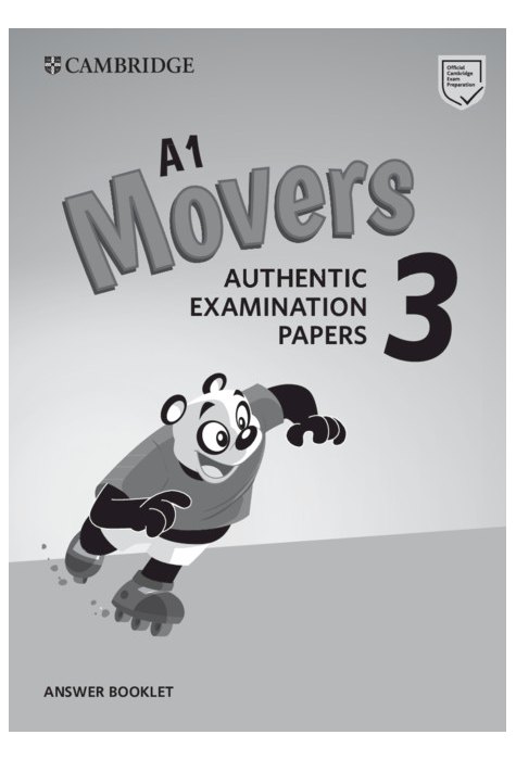 Movers 3, Answer Booklet A1 for Revised Exam from 2018