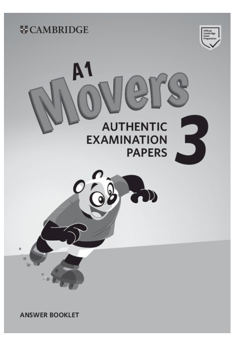 Movers 3, Answer Booklet A1 for Revised Exam from 2018 Movers 3, Answer Booklet A1 for Revised Exam from 2018
