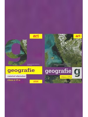Pachet geografie pentru clasa a VI-a (carte + caiet)