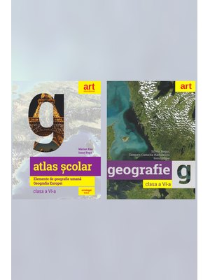 Pachet geografie pentru clasa a VI-a(carte + atlas) Pachet geografie pentru clasa a VI-a(carte + atlas)