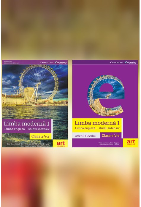 Pachet limba engleză pentru clasa a V-a intensiv Pachet limba engleză pentru clasa a V-a intensiv