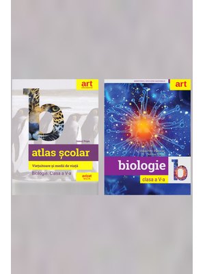 Pachet biologie pentru clasa a V-a(manual + atlas) Pachet biologie pentru clasa a V-a(manual + atlas)