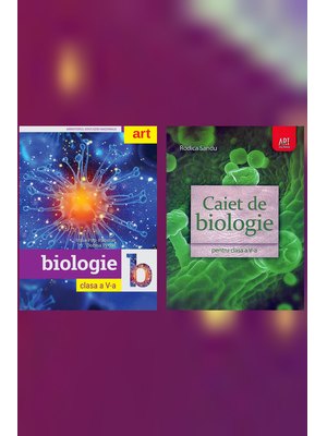 Pachet biologie pentru clasa a V-a(manual + caiet) Pachet biologie pentru clasa a V-a(manual + caiet)