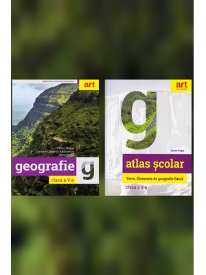 Pachet geografie pentru clasa a V-a(manual + atlas) Pachet geografie pentru clasa a V-a(manual + atlas)