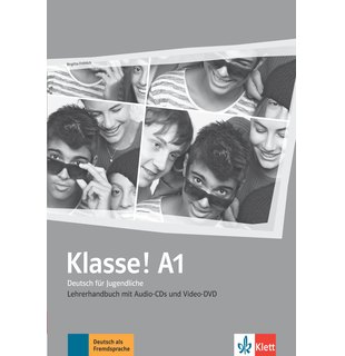 Klasse! A1, Lehrerhandbuch mit 4 Audio-CDs und 1 Video-DVD