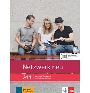 Netzwerk neu A1.1, Kurs- und Übungsbuch mit Audios und Videos