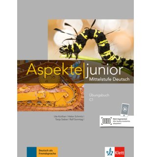 Aspekte junior C1, Übungsbuch mit Audios zum Download