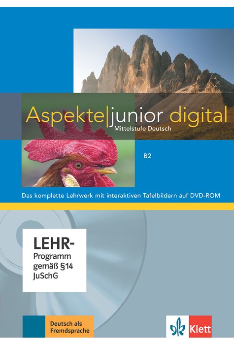 Aspekte junior B2, Lehrwerk digital mit interaktiven Tafelbildern