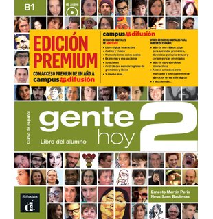 Gente hoy 2, Libro del alumno B1 + CD – Edición premium