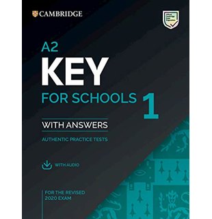 A2 Key for Schools 1, Student's Book with Answers with Audio