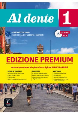 Al dente 1 su Blink Learning – edizione Premium, Libro dello studente + CD audio + DVD